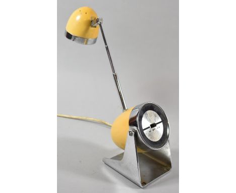 A Vintage Japanese Adjustable Table Lamp, 32cm High 