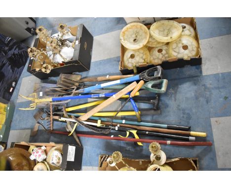 A Collection of Various Garden Tools 