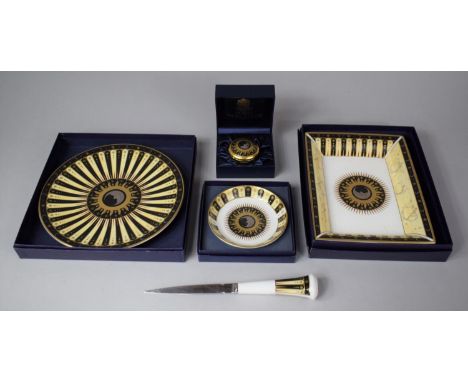 A Collection of Five Pieces of Royal Worcester Celebration 2001 Collection, Commemorating The 250th Anniversary of Royal Worc
