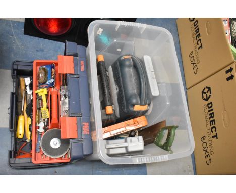 A Collection of Various Work Shop Tools, Tool Box etc 