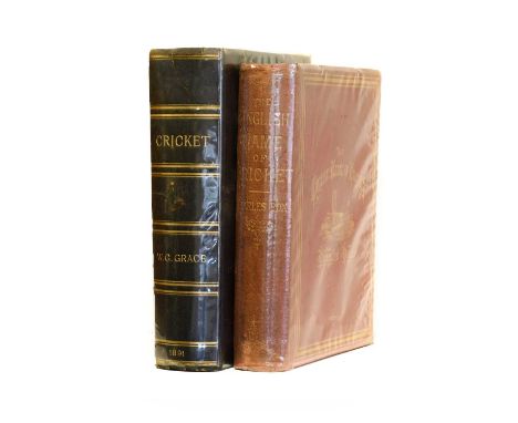 Grace (W.G.)Cricket, Bristol: Arrowsmith &amp; London: Simpkin, Marshall ..., 1891, Crown Quarto Edition de Luxe, numbered li