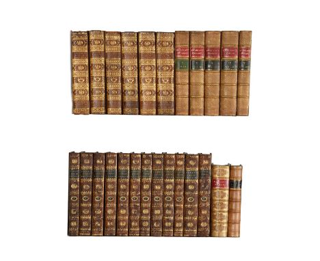 Smollett (Tobias)The History of England from the Revolution in 1688..., J.Wallis, 1805, six volumes, contemporary diced calf 