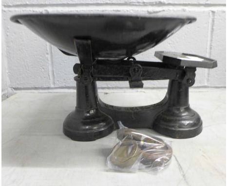 Victorian kitchen scales 