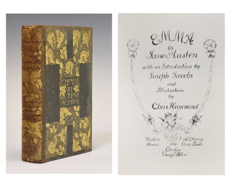 Austen, Jane - 'Emma' - First illustrated edition, with an introduction by Joseph Jacobs and illustrations by Chris Hammond, 