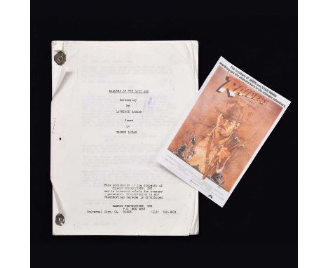 Raiders of the Lost Ark (1981) draft screenplay film script - revised third draft. Original third draft dated 3rd June 1979 w
