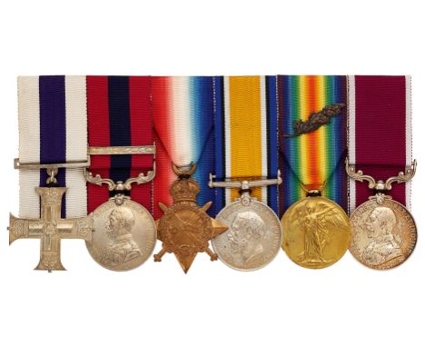 WW1 Hampshire Regiment MC, DCM &amp; Bar Long Service Gallipoli &amp; Western Front Group of Six Medals.  An outstanding trip