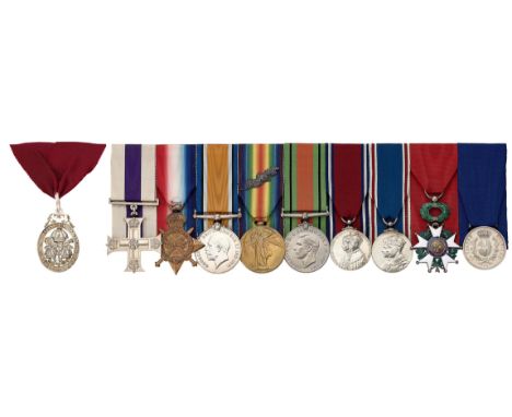 WW1 CB, MC Special List Gallipoli Interest CB, MC Group of 10 Medals. Awarded to Major Sir Orlando Cyprian Williams CB MC., M