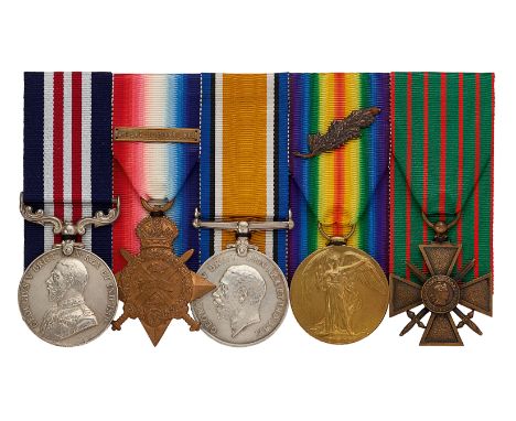 WW1 1st Bn Royal Highlanders Black Watch / Military Foot Police Military Medal Casualty Group of Medals. Awarded to Sergeant 