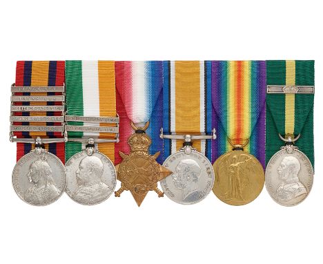 East Surrey Regiment / 4th Bn East Kent Regiment Drummers Boer War , WW1 Group of Six.  Awarded to Sergeant Drummer Henry Joh