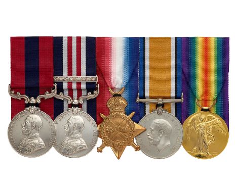 WW1 8th Bn Northumberland Fusiliers DCM, MM &amp; Bar Casualty Pair of Medals.  An outstanding, triple gallantry pair awarded