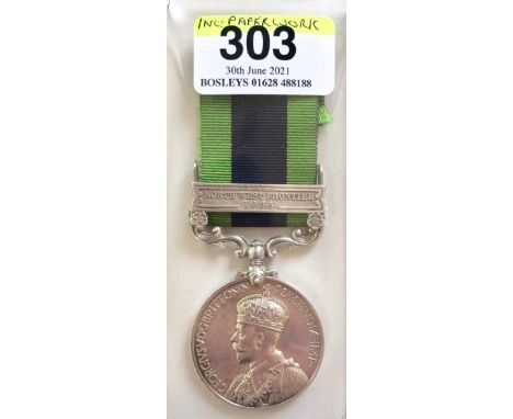 WW2 9 Commando India General Service Medal.  Awarded to 3311133 PTE C MAC COLL HLI who served with the Highland Light Infantr