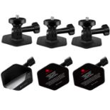 RRP £26.93 K&F Concept 3-pack Flexible Adhesive Helmet Mount use