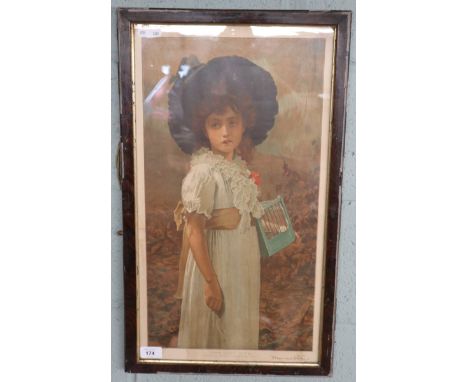 Signed print - The Lost Bird - Marcus Stone 