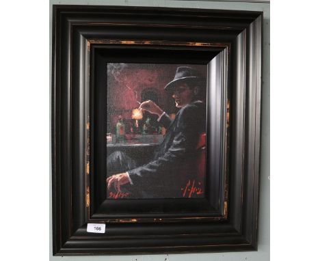 Fabian Perez Ltd edition print 94/195 - Whiskey at Las Brujas VII - Approx image size: 22cm x 29cm 
