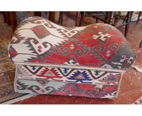 Tapestry upholstered Ottoman stool 