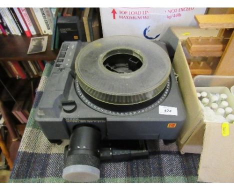 A Kodak EKTA Pro 3000 slide projector