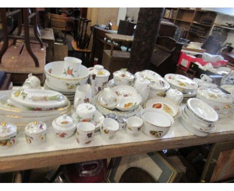 A large collection of Royal Worcester Evesham china