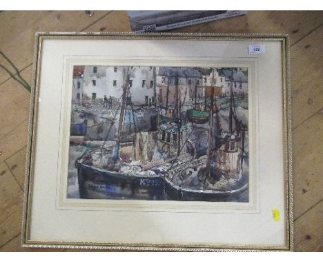 R. Hardie Condie , watercolour, ' Weekend off, Pitterween'&nbsp;
