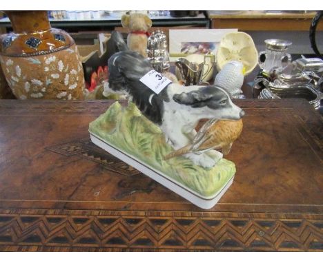 A Royal Worcester model of a Springer Spaniel, from the Sporting Dog series by Doris Lindner