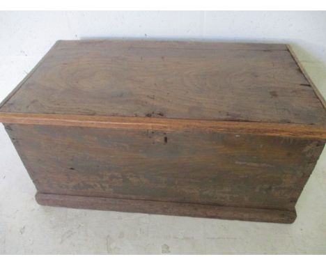 An antique elm trunk