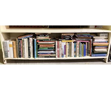 A collection of various books including a number of non-fiction art and architecture books, poetry and prose along with vario