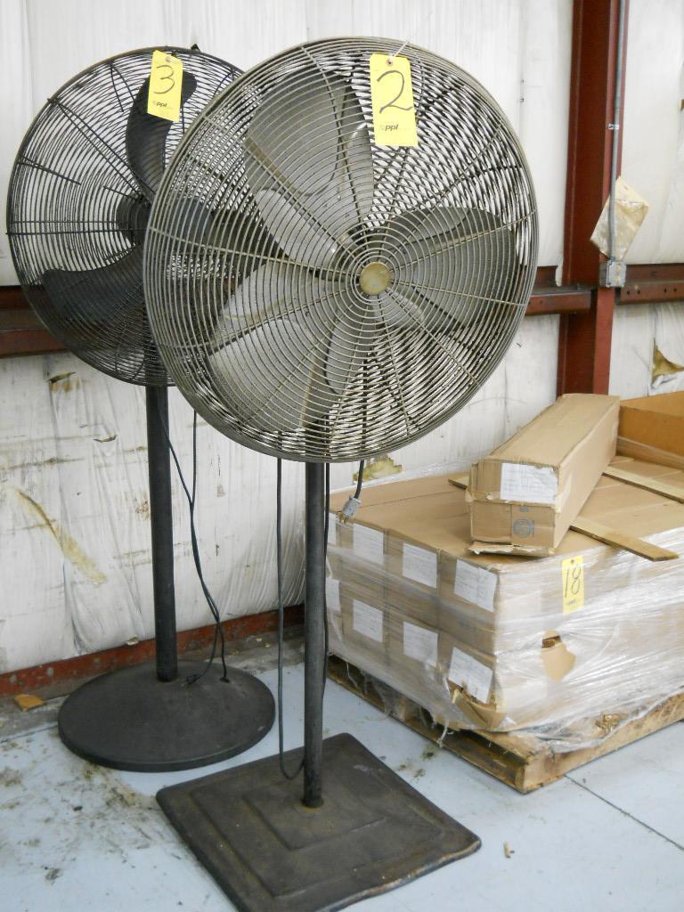 { Option of lots 1, 2, 3 } Dayton 3Blade Pedestal Fan