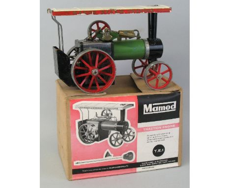 Mamod TE1 Steam Tractor, in box with instructions