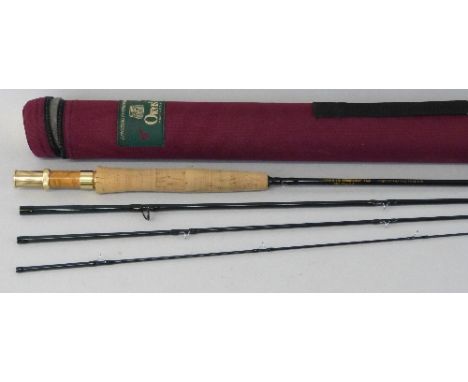 Fishing - An Orvis Trident TSL 6.5 mid flect 8'6" 4 piece #5 river rod