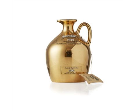 GLENTURRET 1966 CERAMIC DECANTER bottled in 1987, with presentation case (Dimensions: 75cl/ 43%)(75cl/ 43%)