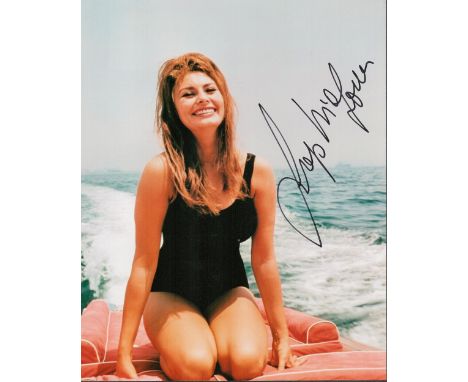 Actor, Sophia Loren signed 10x8 colour photograph.  Loren is an Italian actress who was named by the American Film Institute 