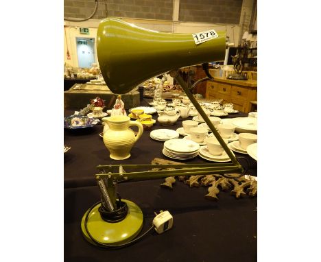 Retro 1970s adjustable table lamp