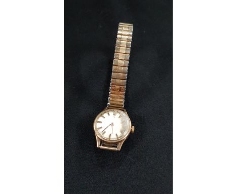 VINTAGE 9 CARAT GOLD OMEGA LADIES WRIST WATCH