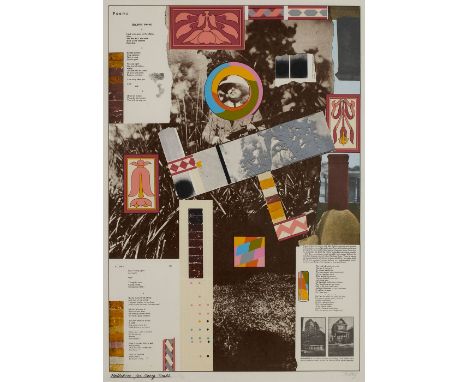Siebdruck R. B. Kitaj 1932 Chagrin Falls - 2007 Los Angeles "Hellebore for Georg Trakl" u. re. sign. Kitaj 74,2 x 50,6 cm (PP