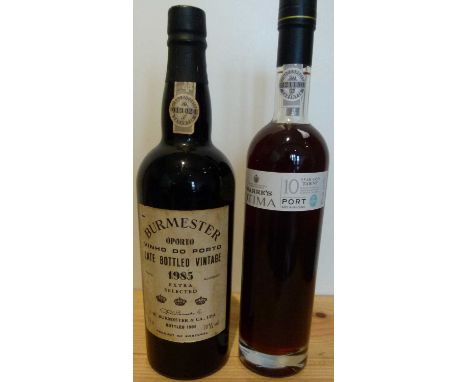 2 Bottles including Fine Port  2 Bottles including 1x50cl Fine Port comprising : 1 bottle Burmester Extra Selected Late Bottl