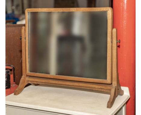 A small dressing table mirror