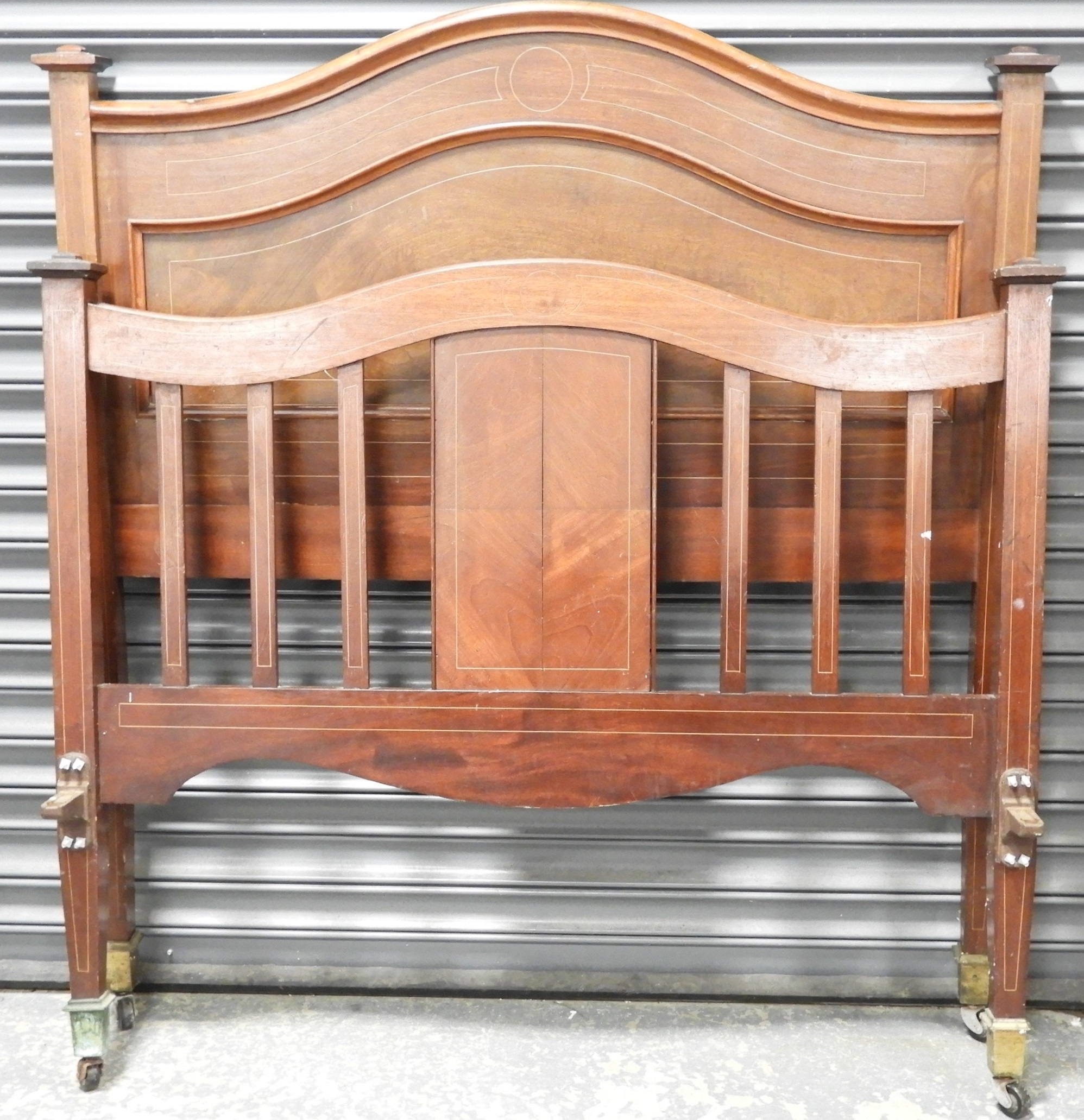 4FT MAHOGANY BED ENDS