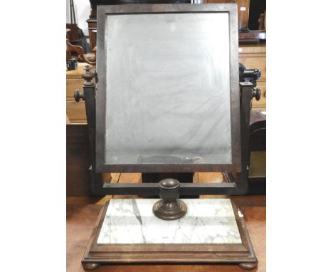 MARBLE BASED VICTORIAN TOILET MIRROR 