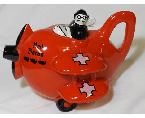 CARLTON WARE RED BARON TEAPOT 