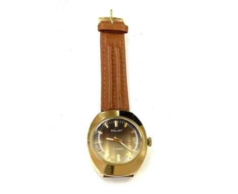 Vintage Poljot USSR gents wrist watch 