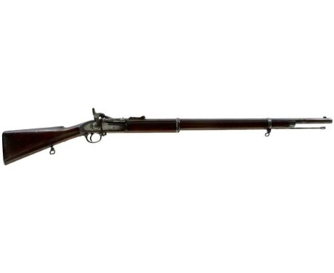 29.5inch sighted rifled barrel fitted with ramp and ladder rear sights, the lock stamped 1871 over ENFIELD and with a crown o
