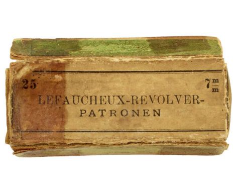for 7mm rounds, circa 1900. See page 148, Pinfire Pistols, Revolvers and Ammunition Handbook by Steve Jordan.