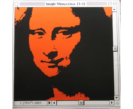 GEORGE PUSENKOFF (born 1953) Russian, Single Mona Lisa (1:1)(Red), a signed limited edition print, numbered 41/60 and signed 