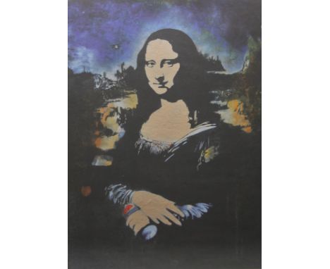 BLEK LE RAT (born 1952) French (AR), Mona Lisa, a signed limited edition print on card, numbered 24/200 and signed to the mar
