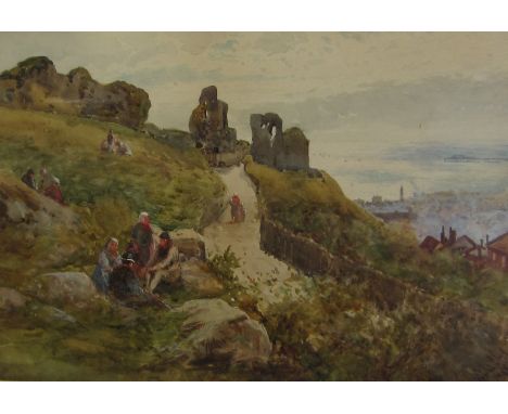 R Malcolm Lloyd (British 1855-1945): View from the Castle, watercolour signed and dated 1898, 24cm x 34cm   Condition Report 