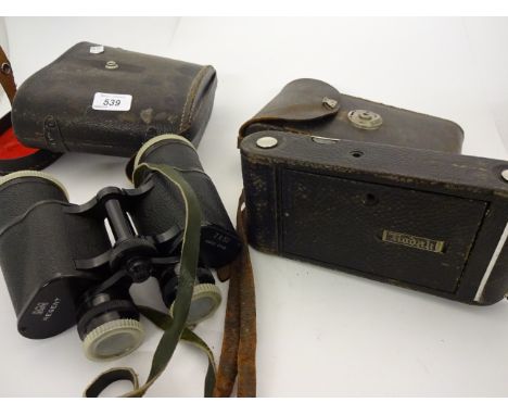 VINTAGE KODAK CAMERA PLUS REGENT BINOCULARS