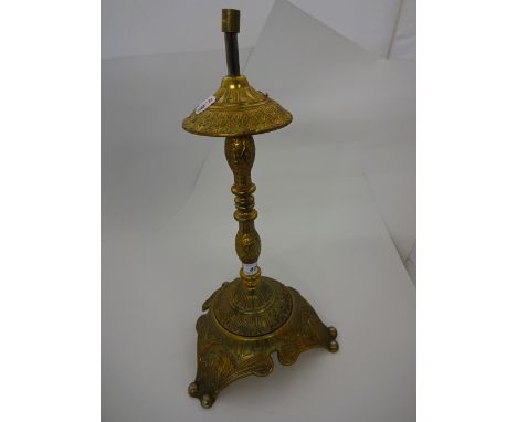 BRASS LAMP BASE 48CM TALL