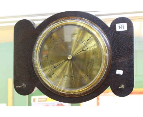 Hall aneroid barometer brush rack