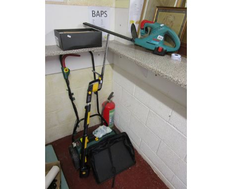 3 battery powered garden tools