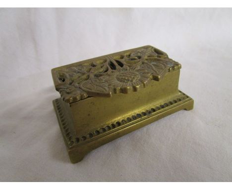 Brass trinket box