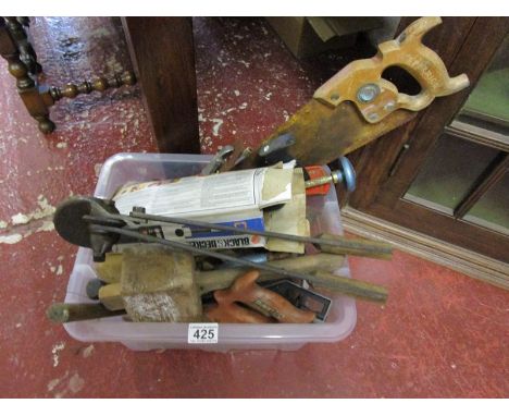 Box of carpentry tools